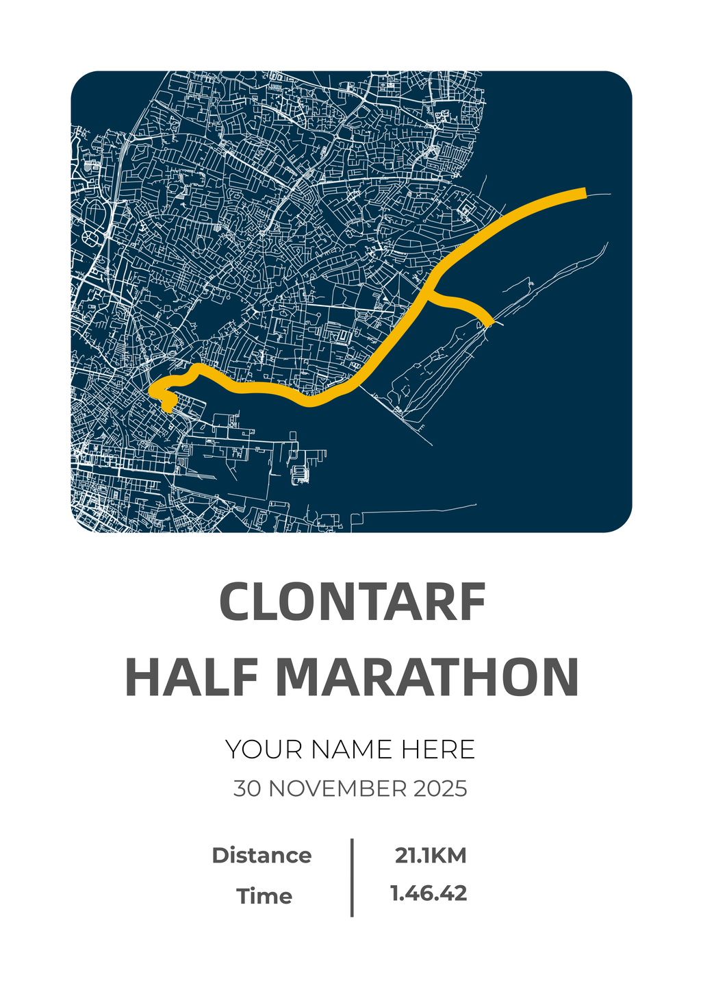 Clontarf Half Marathon (Nov 2025)