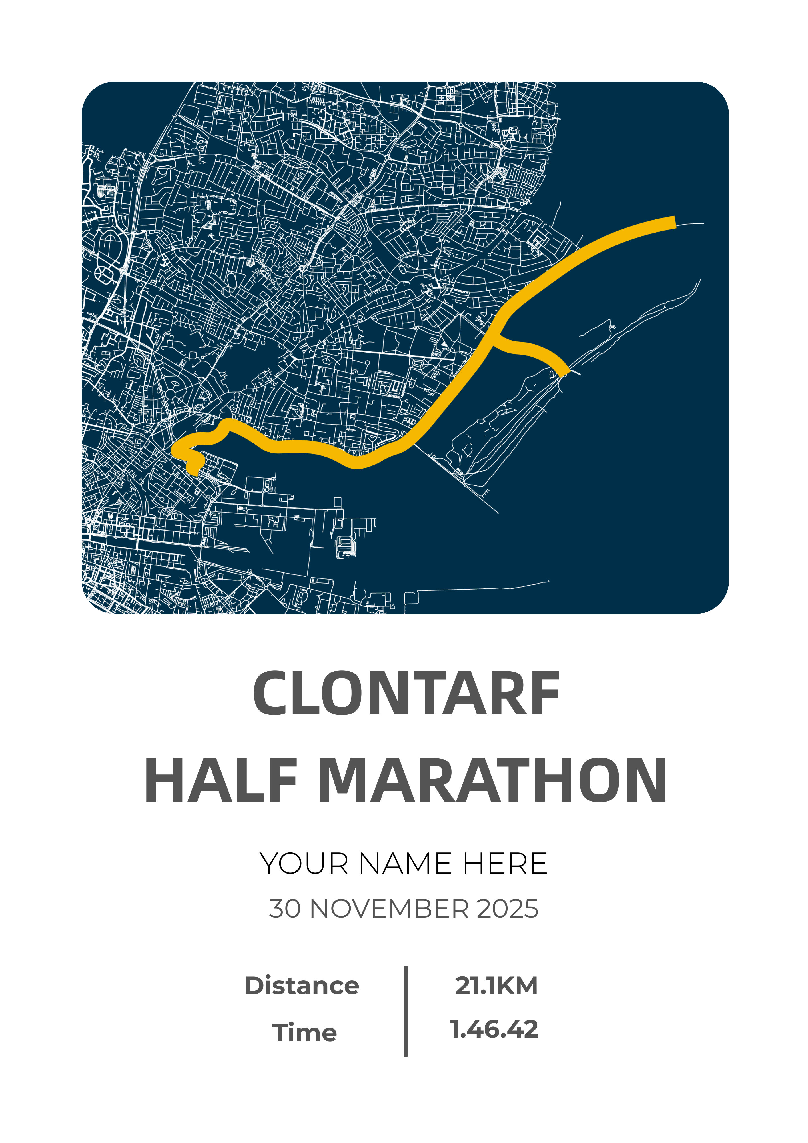 Clontarf Half Marathon (Nov 2025)
