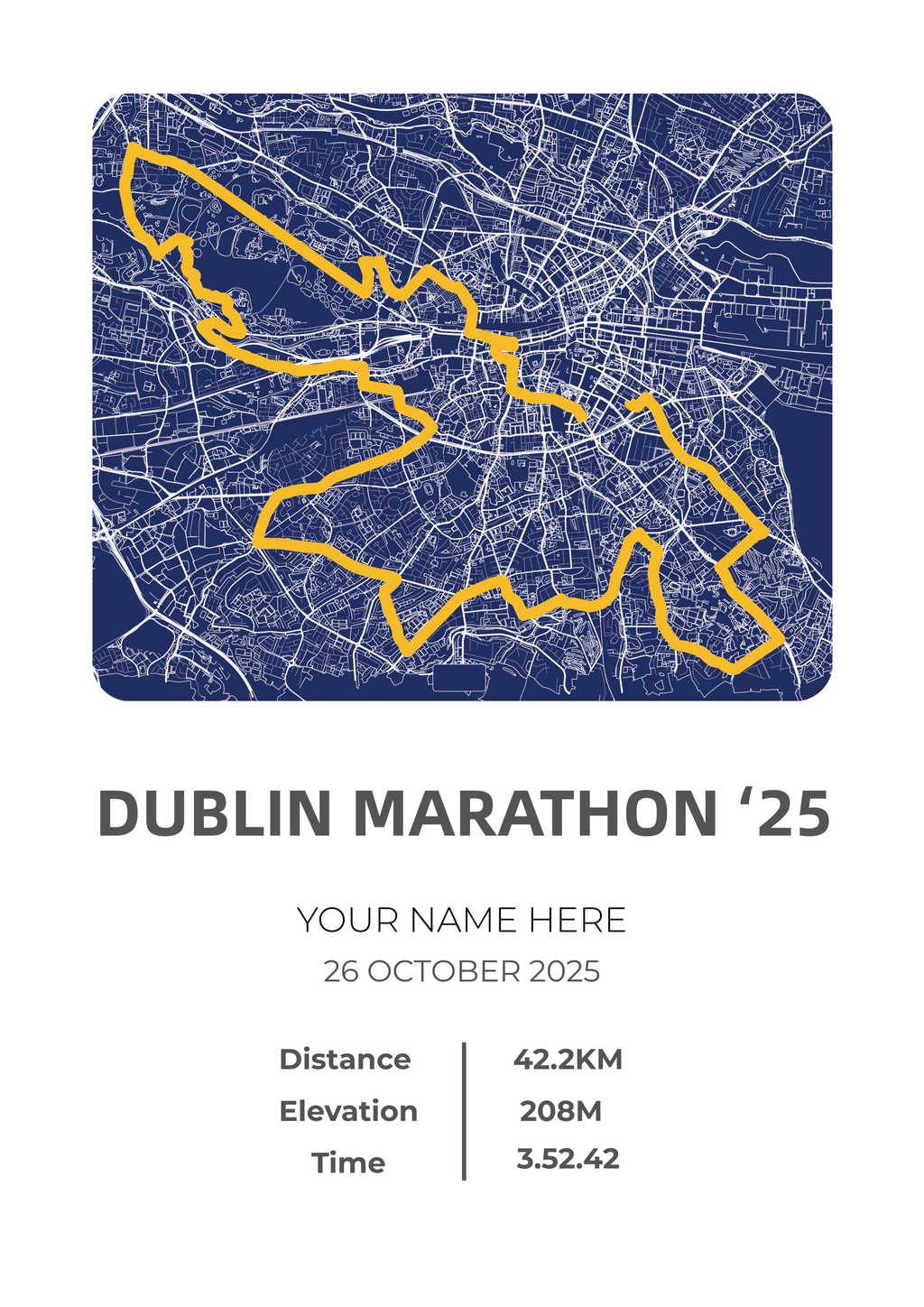 Dublin Full Marathon 2025
