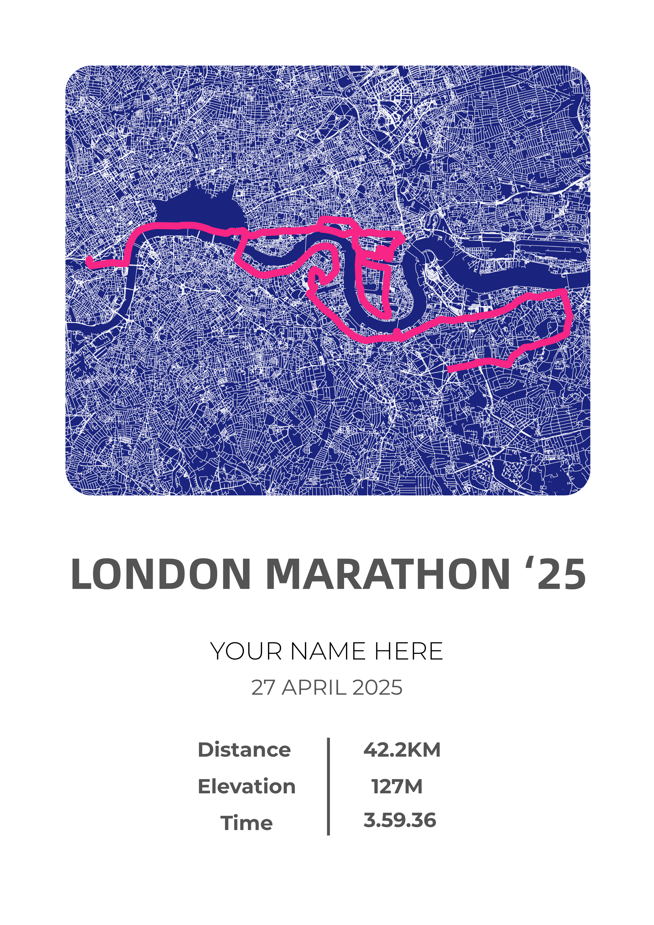 London Full Marathon 2025