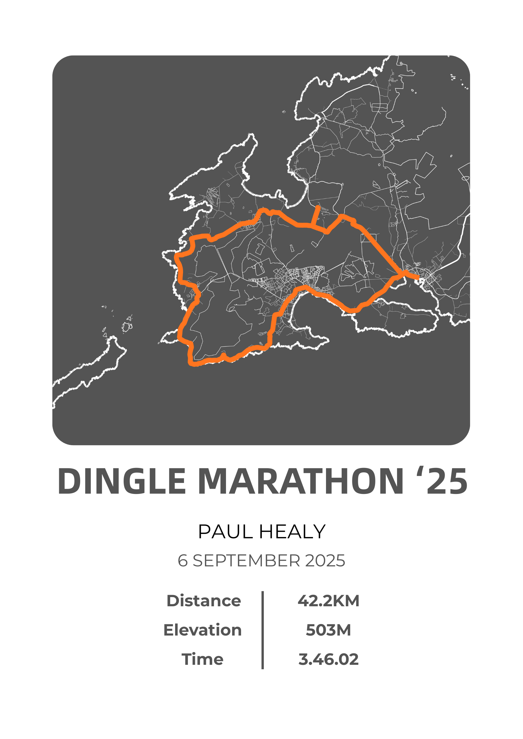 Dingle Full Marathon 2025